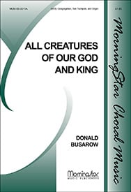 All Creatures of Our God and King SATB choral sheet music cover Thumbnail